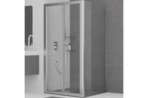 Душевой уголок RGW Classic CL-41 75х100 профиль хром стекло прозрачное