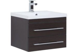 Тумба с раковиной Aquanet Нота 58 венге