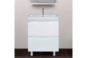 Тумба с раковиной Misty Венера 60 белая