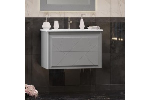 Тумба под раковину Opadiris Луиджи 80 серая матовая