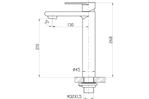 Смеситель BelBagno Nova NOV LMC IN для раковины - 2