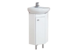 Тумба под раковину Onika Малютка 33 угловая, белый (103301)