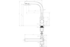 Смеситель для кухни Paulmark Essen белый матовый - 3