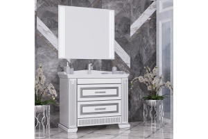 Мебель для ванной Opadiris Оникс 100 серебро