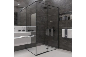 Душевой уголок Veconi Rovigo RV-073B 120x100 профиль черный (RV073B-120100-01-C4)