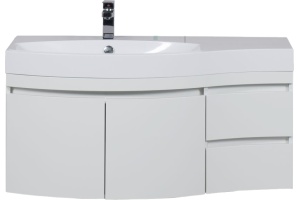 Тумба с раковиной Aquanet Опера 2-115  белая L - 2