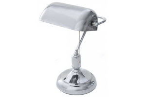 Настольная лампа декоративная LUMINA DECO Banker LDT 305 CHR