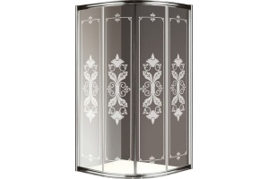 Душевой уголок Cezares Giubileo 90x90 см (GIUBILEO-R-2-90-SCORREVOLE-CP-Cr) - 2