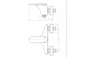 Смеситель для ванны Weltwasser WW MX ESSEN 604 хром (10000001987) - 2