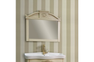Зеркало BelBagno Primavera bianco antico