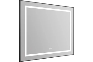 Зеркало BelBagno Kraft  88.5х78.5 с подсветкой, подогревом, черное (SPC-KRAFT-885-785-TCH-WARM-NERO) - 3