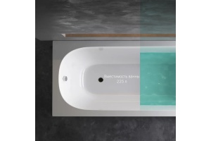 Акриловая ванна AM.PM Spirit V2.0 W72A-180-080W-A2 180x80 см, пристенная, белая - 3