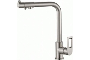 Смеситель Steel Hammer SH 572 SATIN для кухонной мойки