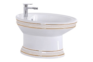 Биде напольное Ceramalux Classic белый (4285)