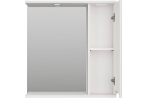 Зеркало-шкаф Misty Атлантик 70 R белый с подсветкой  - 3