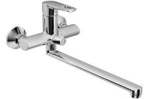 Смеситель для ванны с длинным изливом с керамическим дивертором, Runo, IDDIS, RUNSBL2i10WA