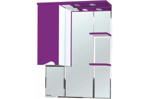 Зеркало-шкаф Bellezza Эйфория 80 L фиолетовый