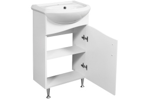 Тумба под раковину Stella Polar Волна Уют 45 белый - 3