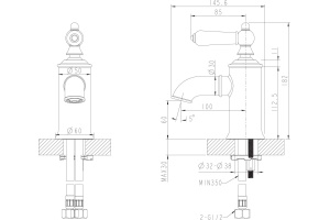 Смеситель Bravat Art F175109U для раковины - 2