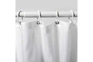 Штора для ванной Wasserkraft Vils 240х200 белый - 3