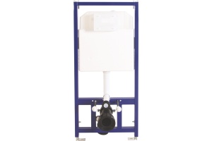 Система инсталляции для унитазов Berges Wasserhaus Novum с кнопкой смыва, хром глянец 040223 - 3