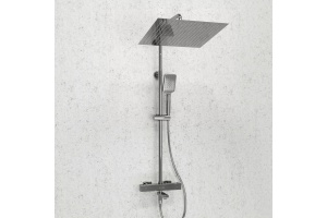 Душевая система WasserKraft 40 с термостатом хром - 2