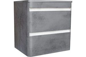 Тумба для комплекта Style Line Атлантика 60 Люкс Plus, подвесная, бетон темный - 2