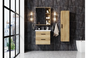 Тумба с раковиной Onika Легран 50 дуб галифакс (105031) - 2