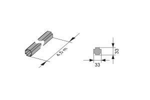 Профиль ТЕСЕ в штангах 4,5 м - 2
