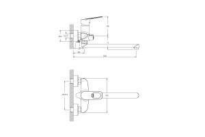Смеситель для ванны RUSH Edge (ED7735-51) - 2