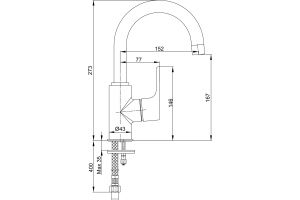 Смеситель E.C.A. Luna 102108953EX для раковины - 2