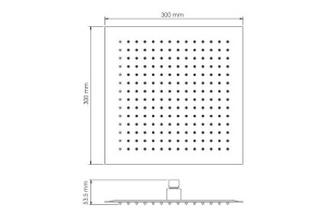 NEW A162 Верхняя душевая насадка - 3