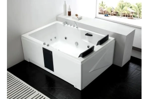 Акриловая ванна Gemy 180x120 с гидромассажем (G9061 B L) - 3