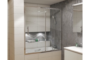 Шторка на ванну Grossman GR-170/2 - 2