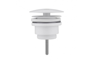 Донный клапан Abber белый матовый