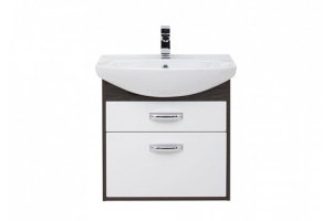 Тумба с раковиной Aquanet Грейс 65 2 ящика, дуб кантенбери - 3