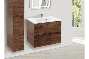 Тумба с раковиной Vincea Mia 65 темное дерево - 2