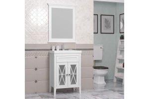 Зеркало Opadiris Палермо 60 белый матовый - 2