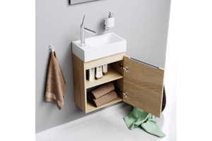 Тумба для комплекта Aqwella Leon MP 40 дуб сонома - 3