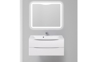 Комплект мебели BelBagno Marino 100 белый матовый