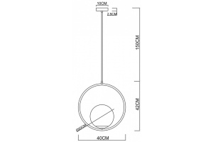 Подвесной светильник Arte Lamp Matisse A7742SP-1AB - 3