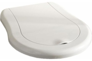 Крышка-сиденье Kerasan Retro белый/хром, с микролифтом (108901)