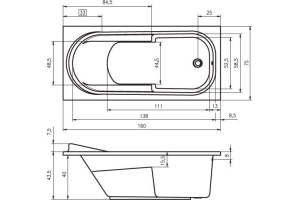Акриловая ванна Riho Columbia 160