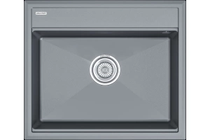 Мойка кухонная Paulmark Stepia 59 серый матовый