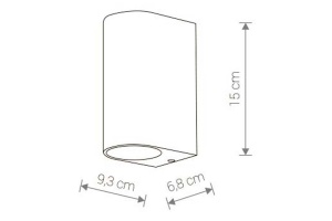 Уличный настенный светильник Nowodvorski Nico 9517 - 2