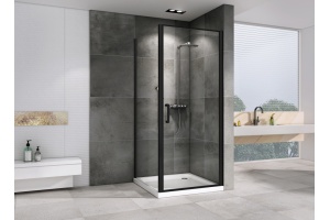 Душевой уголок ABBER Sonnenstrand 90х70 профиль черный (AG04090B-S70B) - 2