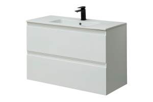 Тумба под раковину Allen Brau Eclipse 100 белый матовый
