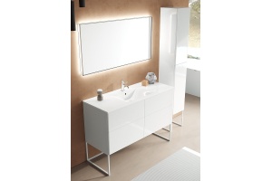 Комплект мебели SanVit Лира 120 белый глянец