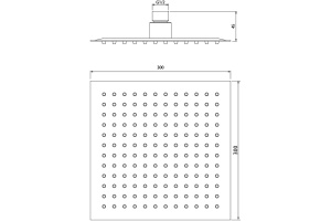 Верхний душ Iddis 00630SSI64 - 2
