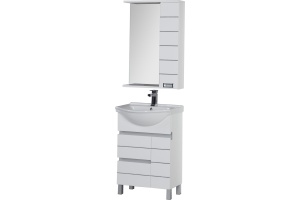 Мебель для ванной Aquanet Доминика 60 белая - 3